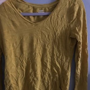 Mustard Yellow V-Neck